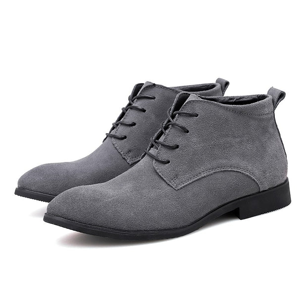 West Louis™ Luxury Business-Men Suede Leather Chukka Boots