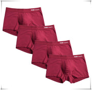 West Louis™ Comfy Cotton Sexy Boxers 4pcs