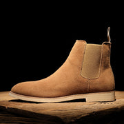 West Louis™ Classic Cow Suede Leather Chelsea Boots