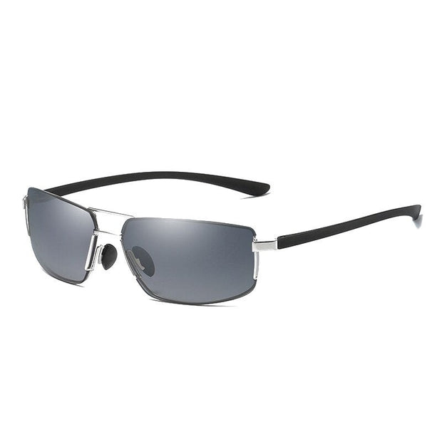 West Louis™ Brand Designer Rectangle Men Polarized Sunglasses