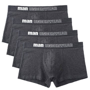 West Louis™ Men Cotton Soft Boxers Underwear 4Pcs