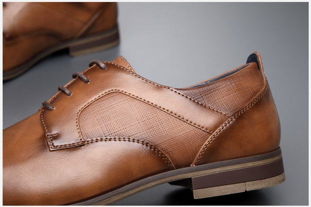 West Louis™ Luxury Business-Men Leather Elegant Shoes