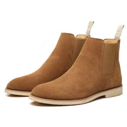 West Louis™ Classic Cow Suede Leather Chelsea Boots