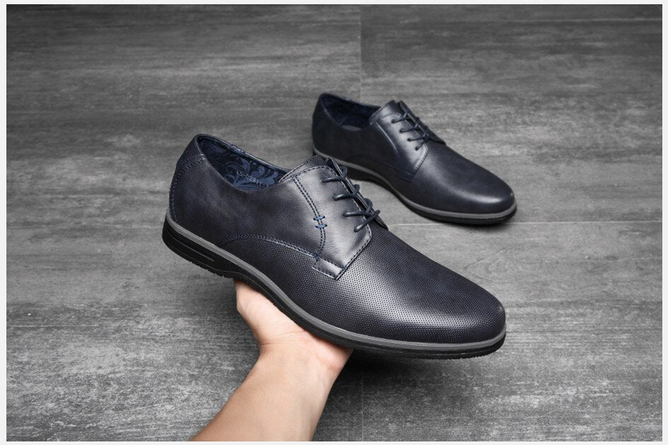 lightweight leather dress shoes West Louis Lightweight Leather Business Office Dress Shoes Black / 10