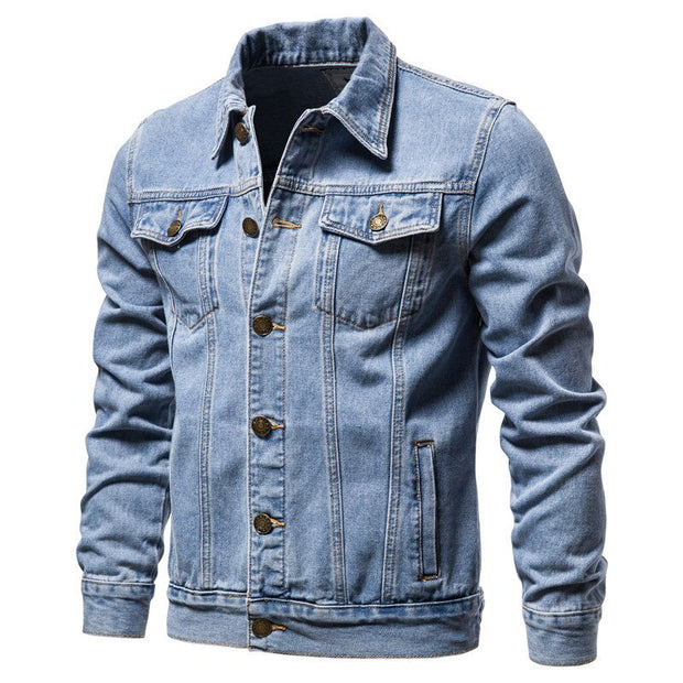 West Louis™ High-End Cowboy Style Denim Jacket