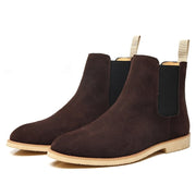 West Louis™ Classic Cow Suede Leather Chelsea Boots