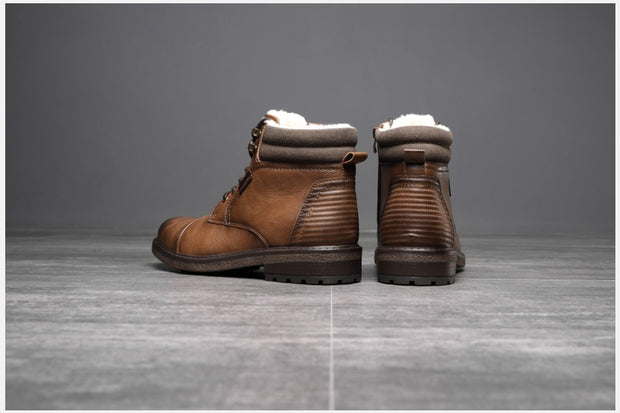 West Louis™ Men Anti-Slip Warm Leather Winter Boots