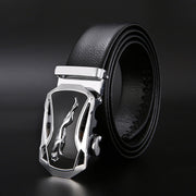 West Louis™ Automatic Buckle Leather Business Belt