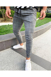 West Louis™ UK Style Plaid Joggers Pants
