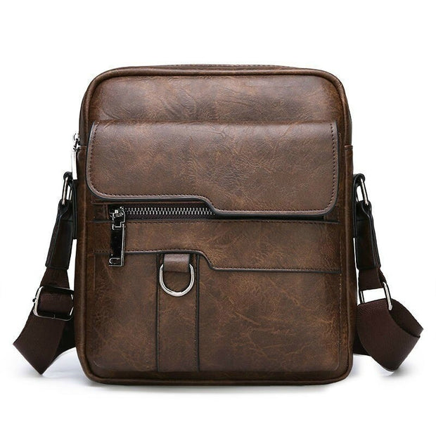 West Louis™ Exclusive Design Split Leather Briefcase