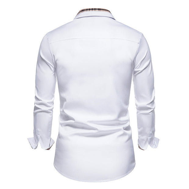 West Louis™ Designer Button Up Business Dress Shirt