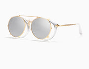 West Louis™ Fashion Retro Round Glasses Luxury Sunglasses