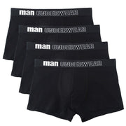 West Louis™ Men Cotton Soft Boxers Underwear 4Pcs