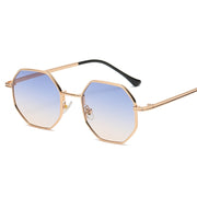 West Louis™ Luxury Polygon Metal Vintage Frame Sunglasses