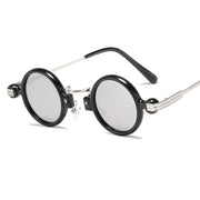 West Louis™ Vintage Round Small Mirror Luxury Designer Sunglasses