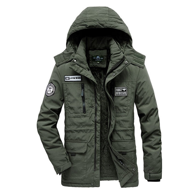 West Louis™ Fashion Casual Tactics Military Hooded Coat