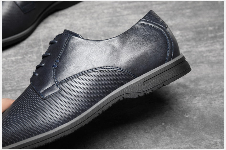 lightweight leather dress shoes Amazon.com | Men's Air Cushion Dress Leather Shoes,Lightweight Comfort  Trendy Wingtip Carving Lace-up Casual Business Oxford Sneakers (6,Black)