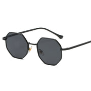 West Louis™ Luxury Polygon Metal Vintage Frame Sunglasses