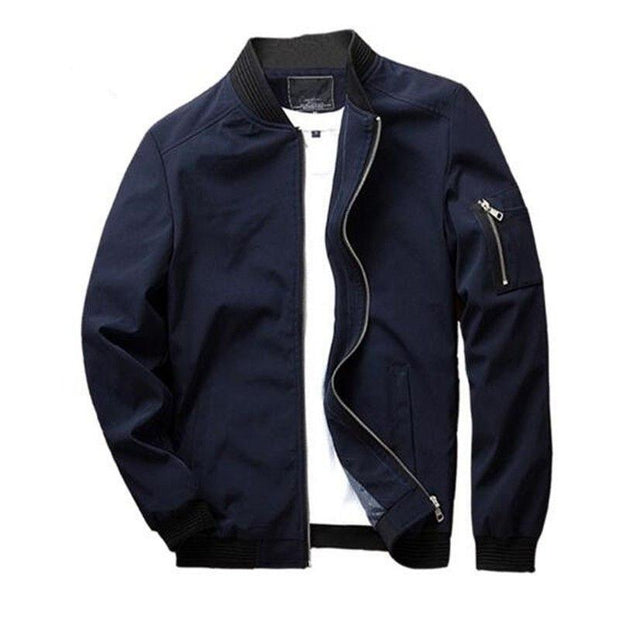 West Louis™ Style Zipper On Pocket Pilot Jacket