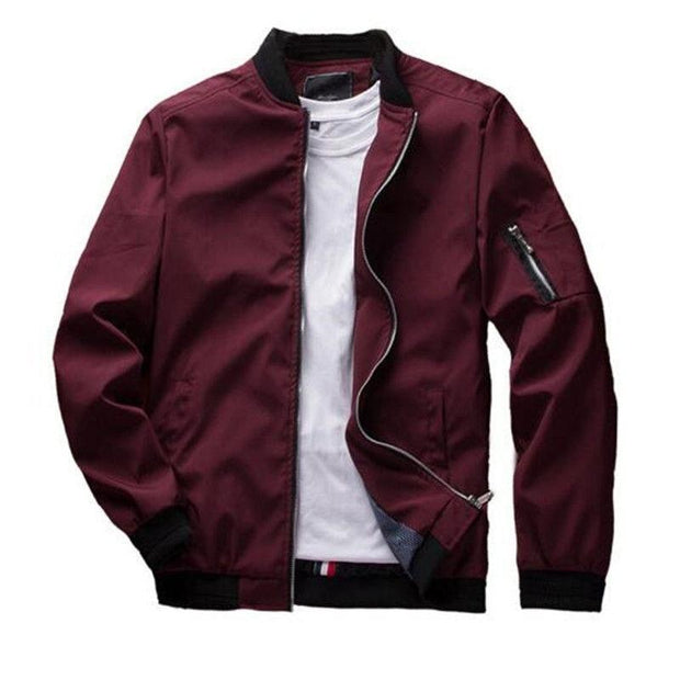 West Louis™ Style Zipper On Pocket Pilot Jacket