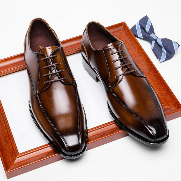 West Louis™ Business Men Leather Elegant Shoes