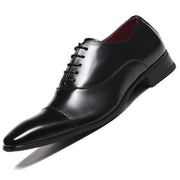 West Louis™ New Spring Business PU Leather Lace-up Formal Shoes