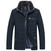 West Louis™ Men's Cotton Padded Thick Warm Jacket