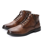 West Louis™ Handmade Leather Business Style Winter Boots