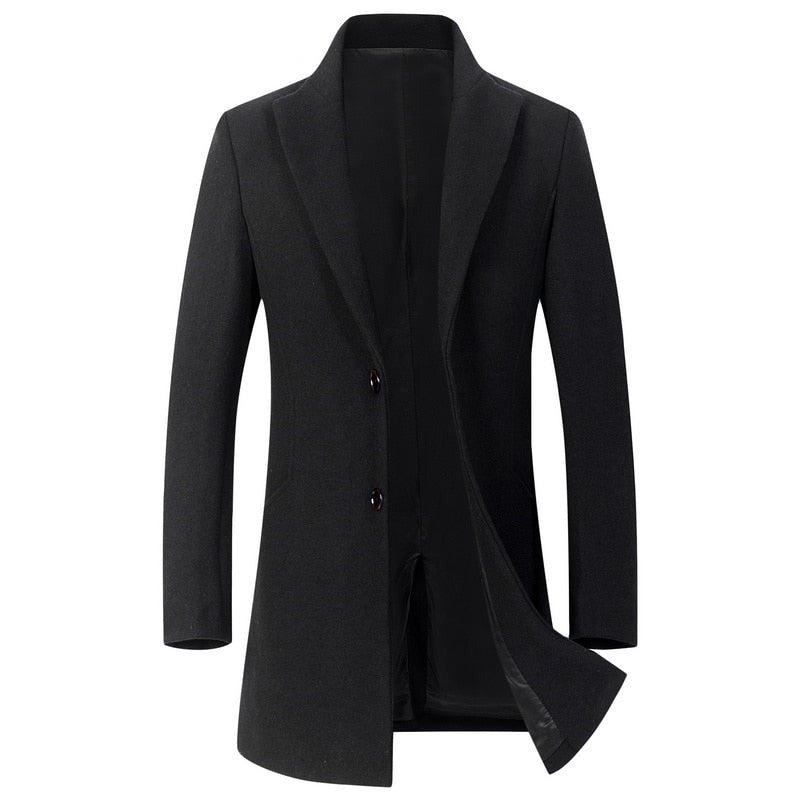mens black winter dress coat West Louis Executive Business-Men Woolen Long Trench Gray / XS Elevate your outerwear collection Short dress black petticoat Size:Classic XXL Mei Smocked Mini Dress