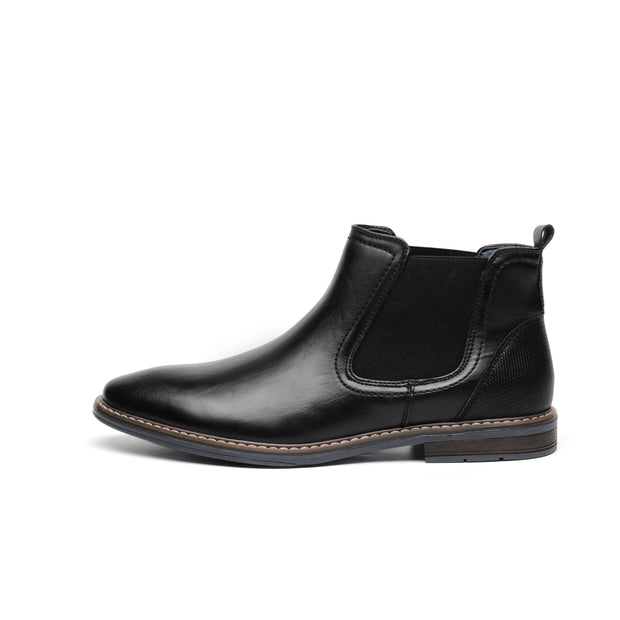 West Louis™ Designer Leather Comfortable Slip-On Chelsea Boots