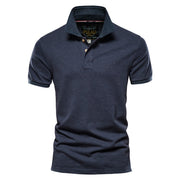 West Louis™ Men Classic Cotton Business Polo Shirt