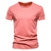 West Louis™ Brand Quality 100% Cotton V-Neck T-shirt