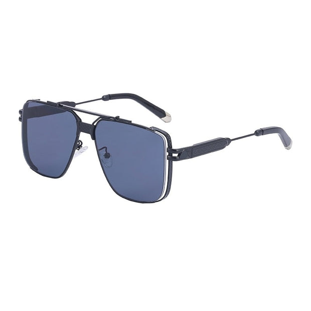 West Louis™ Fashion Luxury Metal Trend Big Frame Sunglasses