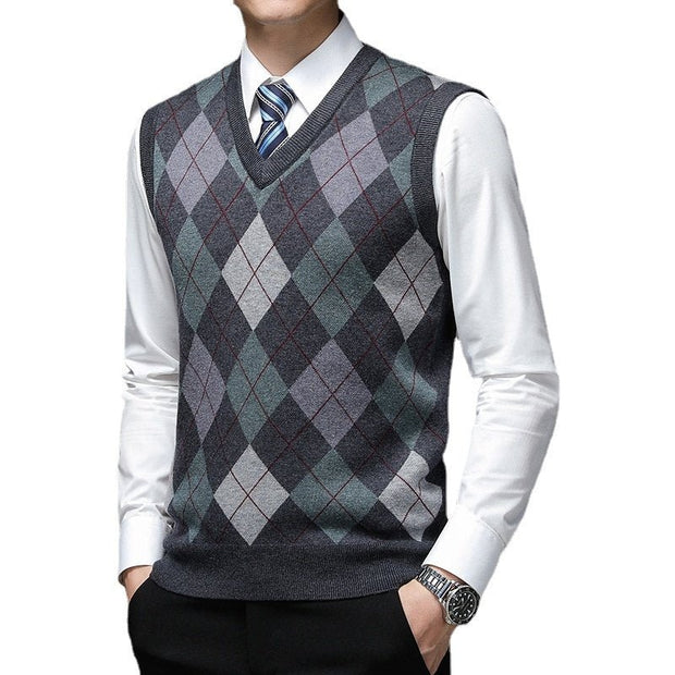 West Louis™ Warm Woolen Sweater Vest