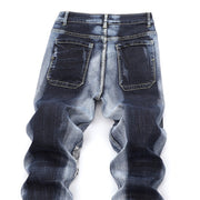 West Louis™ Rip Retro Stretch Motorcycle Jeans