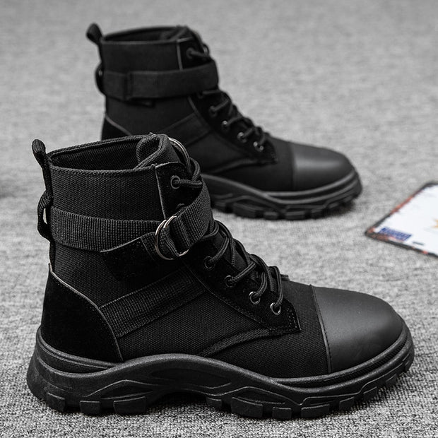 West Louis™ Motorcycle Style Streetwear Waterproof Boots