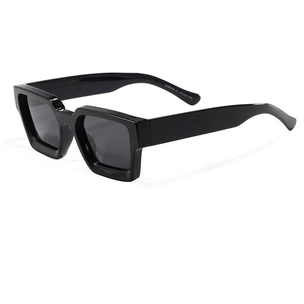 West Louis™ Thick Crystal Acetate Square Polarized Sunglasses