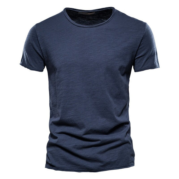 West Louis™ Brand Quality 100% Cotton V-Neck T-shirt