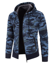 West Louis™ Fleece Hooded Camouflage Sweater