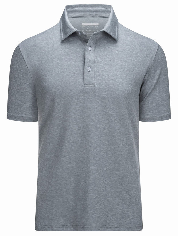 West Louis™ 3 Button Down Golf Polo Shirt