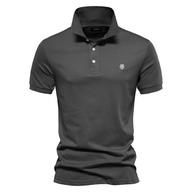 West Louis™ 100% Cotton Embroidered Polo Shirt