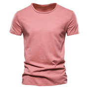 West Louis™ Brand Quality 100% Cotton V-Neck T-shirt