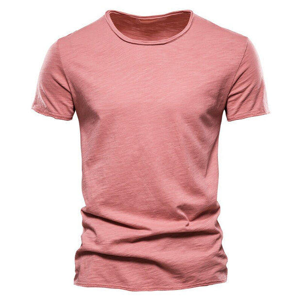 West Louis™ Brand Quality 100% Cotton V-Neck T-shirt