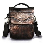 West Louis™ Casual Design Tablet Size Leather Crossbody Bag