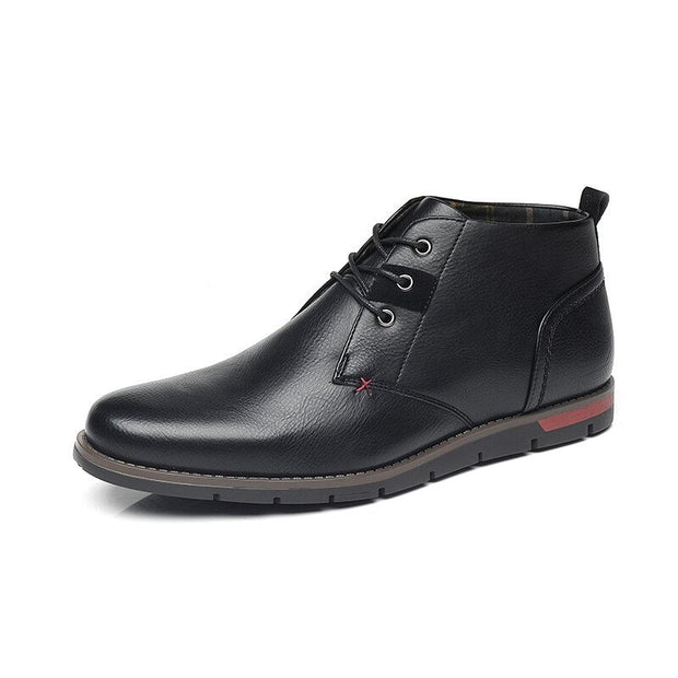 West Louis™ Men Casual Everyday Leather Ankle Boots