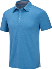 West Louis™ Button Down Business Dress Polo Shirt
