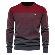 West Louis™ Casual O-Neck Cotton Knitted Sweater Pullover
