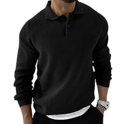 West Louis™ Knitted Lapel Casual Business Men Sweater