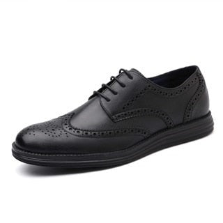 West Louis™ Genuine Leather Handmade Business Dress Shoes