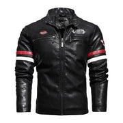 West Louis™ Moto Motorcycle Biker Leather Jacket